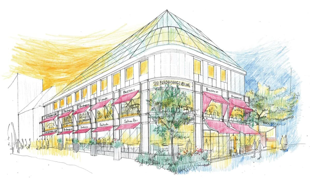 Sakura （六本木/イタリアン）の外観イラスト